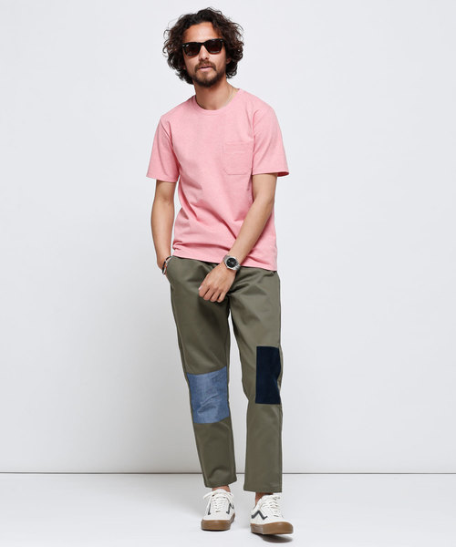 NANO universe（ナノユニバース）の「Anti SoakedヘビークルーネックＴ（Tシャツ/カットソー・メンズ・ホワイト/グレー/ベージュ/ブルー/カーキ/ピンク/チャコール・LARGE/MEDIUM/X-LARGE/SMALL）」の13枚目の写真