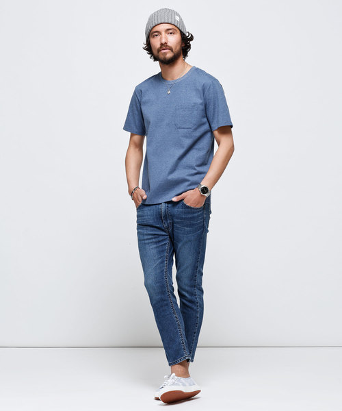 NANO universe（ナノユニバース）の「Anti SoakedヘビークルーネックＴ（Tシャツ/カットソー・メンズ・ホワイト/グレー/ベージュ/ブルー/カーキ/ピンク/チャコール・LARGE/MEDIUM/X-LARGE/SMALL）」の11枚目の写真