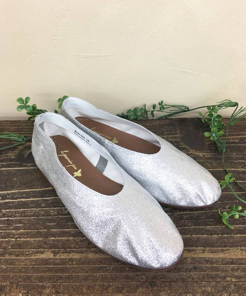 Marie-Louise（マリ－・ルイ－ズ）の「【Marie-Louise/マリールイーズ】グリッターバレエシューズ/#MLS-90F（バレエシューズ・レディース・シルバー・36/37/38/39）」の6枚目の写真