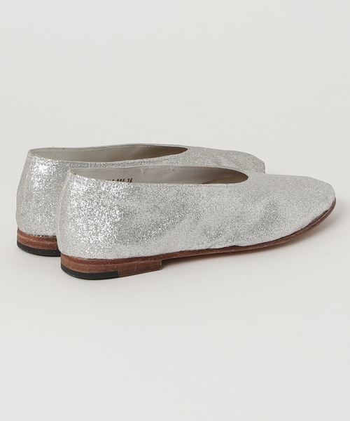 Marie-Louise（マリ－・ルイ－ズ）の「【Marie-Louise/マリールイーズ】グリッターバレエシューズ/#MLS-90F（バレエシューズ・レディース・シルバー・36/37/38/39）」の4枚目の写真