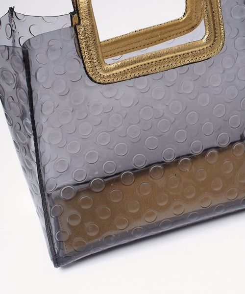 SHIPS（シップス）の「ikot:【SHIPS別注】スクエアクリアトート◇（トートバッグ・レディース・ゴールド・ONE SIZE）」の4枚目の写真