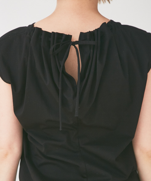 Abahouse Devinette（ドゥヴィネット）の「バックアコーディオンノースリーブプルオーバー（Tシャツ/カットソー・レディース・ホワイト/ブラック/ピンク・FREE）」の15枚目の写真