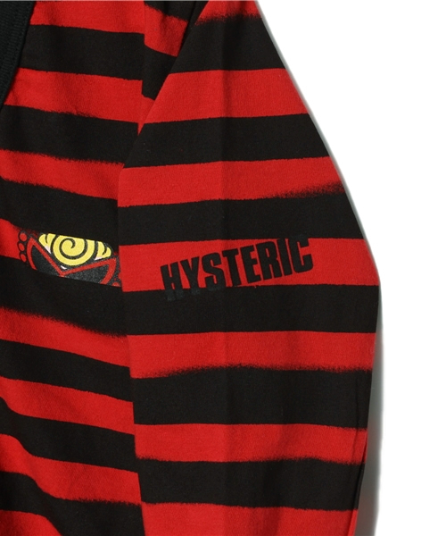 HYSTERIC MINI（ヒステリックミニ）の「GOOD FRIENDS with FRIENDS “stencil border”カーディガン（カーディガン/ボレロ・キッズ・ホワイト/レッド・100/110/120）」の6枚目の写真