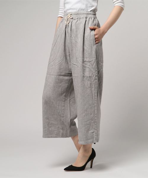 LBC（エルビーシー）の「ワイドイージーパンツ（その他パンツ・レディース・ライトグレー/ネイビー/ベージュ・M/L）」の10枚目の写真