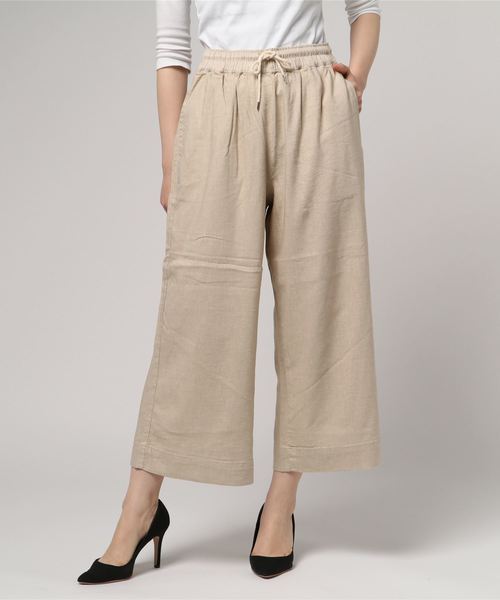 LBC（エルビーシー）の「ワイドイージーパンツ（その他パンツ・レディース・ライトグレー/ネイビー/ベージュ・M/L）」の9枚目の写真