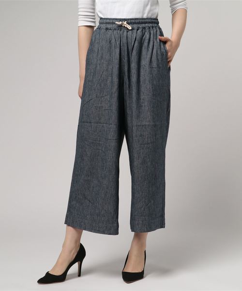 LBC（エルビーシー）の「ワイドイージーパンツ（その他パンツ・レディース・ライトグレー/ネイビー/ベージュ・M/L）」の7枚目の写真