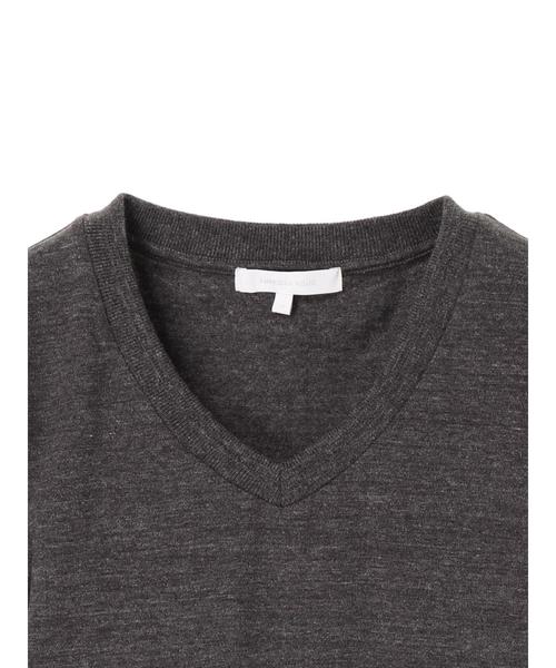 AMERICAN HOLIC(アメリカンホリック)の「Vネックベーシック半袖プルオーバー(Tシャツ/カットソー・レディース・オフホワイト/チャコールグレー/ブラック/キナリ/カーキ/グレー系その他・L/M)」の11枚目の写真