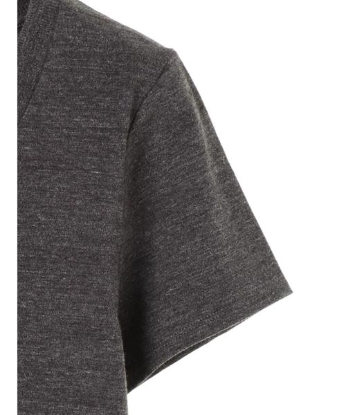 AMERICAN HOLIC(アメリカンホリック)の「Vネックベーシック半袖プルオーバー(Tシャツ/カットソー・レディース・オフホワイト/チャコールグレー/ブラック/キナリ/カーキ/グレー系その他・L/M)」の10枚目の写真