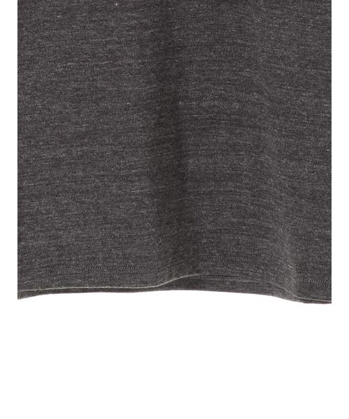 AMERICAN HOLIC(アメリカンホリック)の「Vネックベーシック半袖プルオーバー(Tシャツ/カットソー・レディース・オフホワイト/チャコールグレー/ブラック/キナリ/カーキ/グレー系その他・L/M)」の9枚目の写真