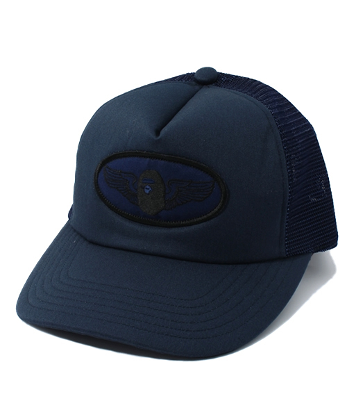 A BATHING APE（アベイシングエイプ）の「ARMY CAP（キャップ・メンズ・オリーブドラブ/ネイビー/ブラック・FREE）」の3枚目の写真