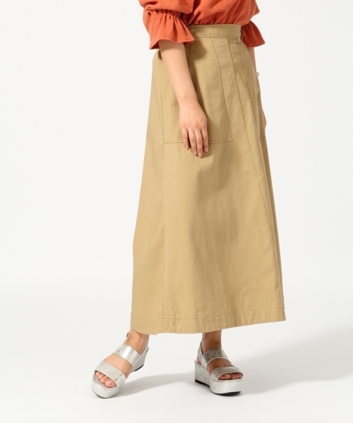 LOWRYS FARM(ローリーズファーム)の「CPUAラインスカート 795985(スカート・レディース・ブラック/ベージュ/アイボリー・MEDIUM/LARGE)」の1枚目の写真