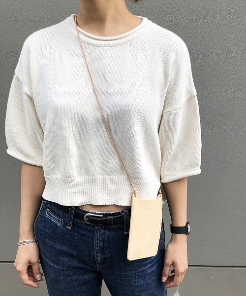 TODAYFUL（トゥデイフル）の「カウレザーポシェット（ハンドバッグ・レディース・ホワイト/ブラック/ベージュ系その他・FREE）」の8枚目の写真