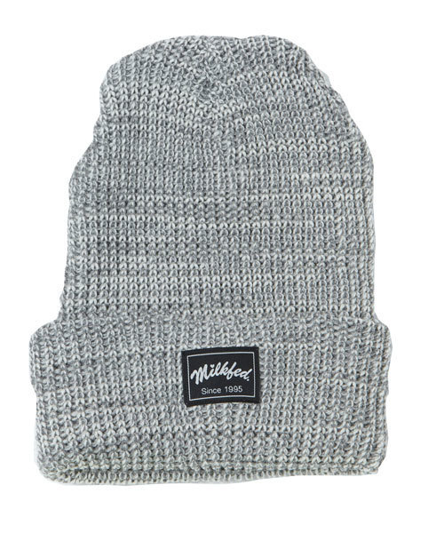 MILKFED.（ミルクフェド）の「【mini11月号掲載商品】RIB KNITTED CAP（ニットキャップ/ビーニー・レディース・ホワイト/ブラック/ベージュ/ブルー/レッド/グレー/オリーブ・ONESIZE）」の4枚目の写真