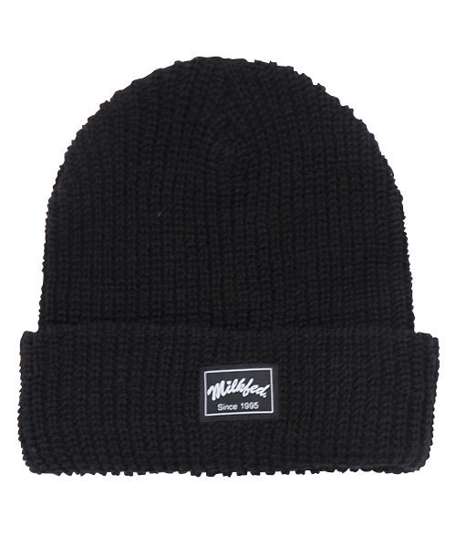 MILKFED.（ミルクフェド）の「【mini11月号掲載商品】RIB KNITTED CAP（ニットキャップ/ビーニー・レディース・ホワイト/ブラック/ベージュ/ブルー/レッド/グレー/オリーブ・ONESIZE）」の3枚目の写真