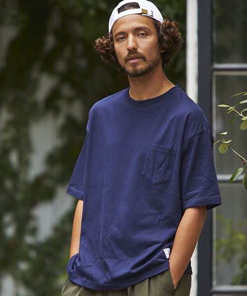 CAMBIO(カンビオ)の「mt5206 - Easy Fit Pocket Short Sleeve Tee Tシャツ(Tシャツ/カットソー・メンズ・ホワイト/ブラック/グレー/ベージュ/オリーブ/ネイビー・S/M/L/XL)」の6枚目の写真