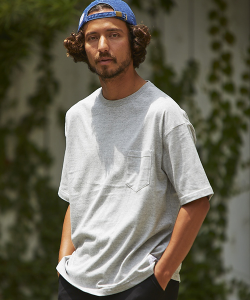 CAMBIO(カンビオ)の「mt5206 - Easy Fit Pocket Short Sleeve Tee Tシャツ(Tシャツ/カットソー・メンズ・ホワイト/ブラック/グレー/ベージュ/オリーブ/ネイビー・S/M/L/XL)」の3枚目の写真