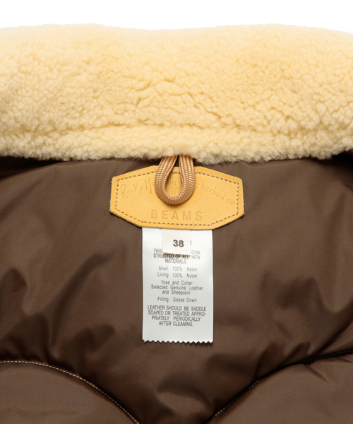 BEAMS（ビームス）の「□ROCKY MOUNTAIN FEATHERBED×BEAMS / 別注 クリスティー（ダウンベスト・メンズ・ブラック/タン・36/38/40/42）」の13枚目の写真