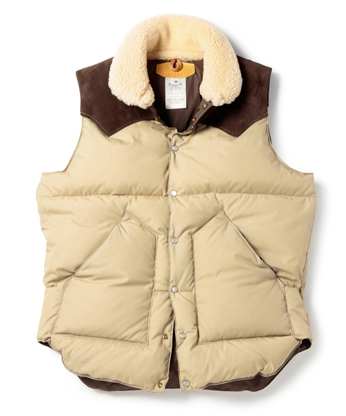 BEAMS（ビームス）の「□ROCKY MOUNTAIN FEATHERBED×BEAMS / 別注 クリスティー（ダウンベスト・メンズ・ブラック/タン・36/38/40/42）」の16枚目の写真