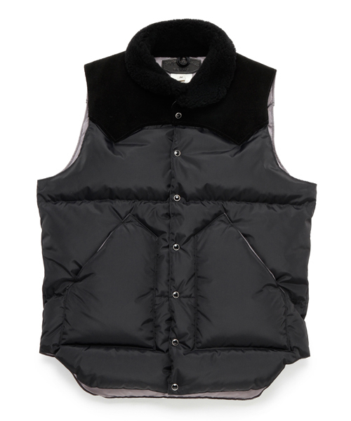 BEAMS（ビームス）の「□ROCKY MOUNTAIN FEATHERBED×BEAMS / 別注 クリスティー（ダウンベスト・メンズ・ブラック/タン・36/38/40/42）」の3枚目の写真
