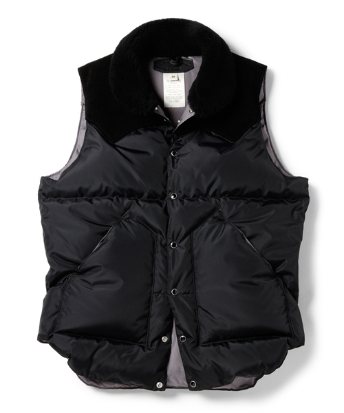 BEAMS（ビームス）の「□ROCKY MOUNTAIN FEATHERBED×BEAMS / 別注 クリスティー（ダウンベスト・メンズ・ブラック/タン・36/38/40/42）」の18枚目の写真