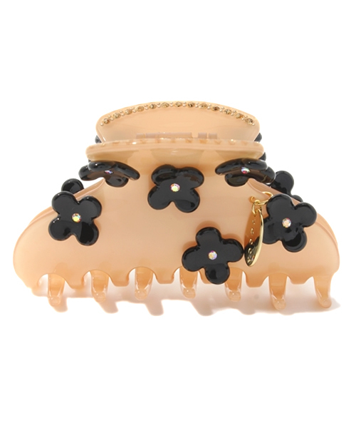 TOCCA（トッカ）の「ＦＬＯＷＥＲ　ＤＲＯＰ　ＢＡＮＤＳヘアバンズ（バレッタ/ヘアクリップ・レディース・ブラック系/ピンク系/ベージュ系・F）」の2枚目の写真