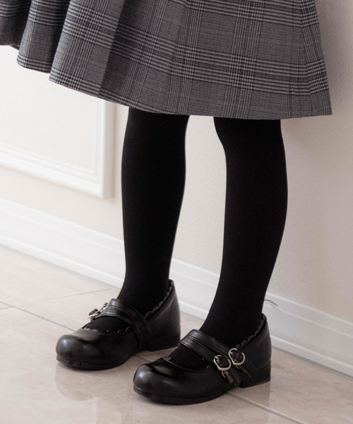 Catherine Cottage(キャサリンコテージ)の「無地タイツ(タイツ/ストッキング・キッズ・ブラック/オフホワイト/ピンク・S/M/L/XL)」の3枚目の写真