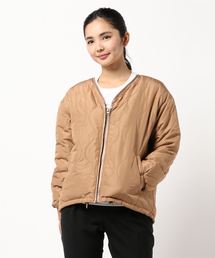 YECCA VECCA | ・Vネックキルティングブルゾン(ブルゾン)