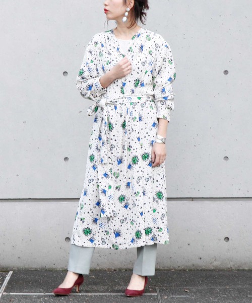 Martinique フラワーカシュクールワンピース ワンピース Martinique マルティニーク のファッション ワンピース ワンピース セール