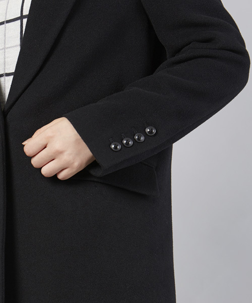 Another Edition(アナザーエディション)の「AE W ビーバー チェスターCT(その他アウター・レディース・ブラック/グレー・SMALL/MEDIUM)」の6枚目の写真