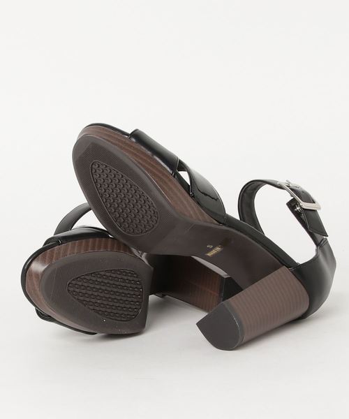 byあしながおじさん（バイアシナガオジサン）の「〈 byあしながおじさん 〉　アンクルベルトサンダル（サンダル・レディース・ホワイト/ブラック/ベージュ・LL/S/M/L）」の6枚目の写真