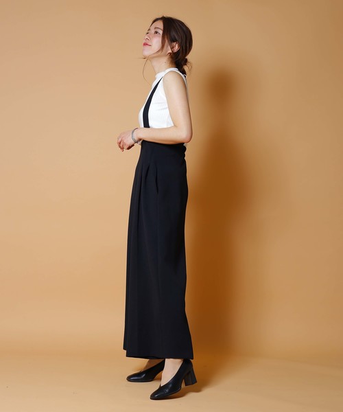 WHYTO.(ホワイト)の「「WHYTO. / ホワイト」シルク混バックレースアップノースリーブリブニット(Tシャツ/カットソー・レディース・ブラック/オフホワイト/ピンクベージュ/グレイッシュベージュ/ダークオレンジ・38/36)」の14枚目の写真