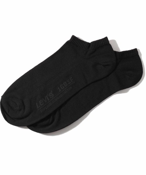 Levi's（リーバイス）の「アンクルソックス 2P（ソックス/靴下・メンズ・ブラック・26inch）」の2枚目の写真