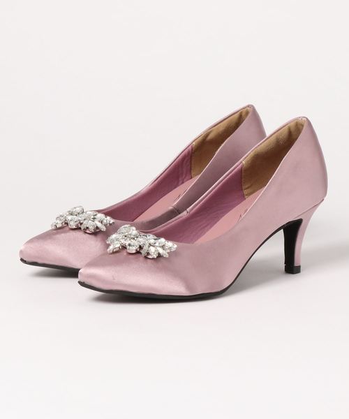 KOBE LETTUCE（コウベレタス）の「ビジューポインテッドトゥパンプス（パンプス・レディース・ブラック/ネイビー/ピンク系その他/グレイッシュベージュ・LL/S/M/L）」の10枚目の写真