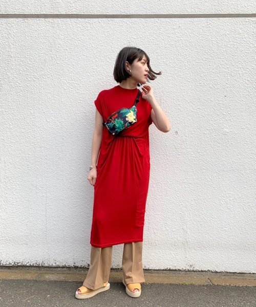 【BURLAP OUTFITTER×ear】ボタニカルウエストポーチ 【BURLAP OUTFITTER×ear】ボタニカルウエストポーチ