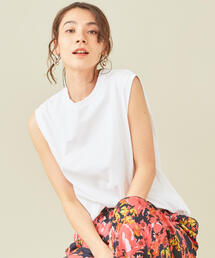 BEAUTY&YOUTH UNITED ARROWS | BY∴ クリアコットンノースリーブカットソー ◆(Tシャツ/カットソー)