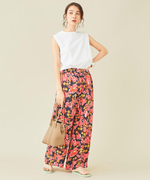 BEAUTY&YOUTH UNITED ARROWS（ビューティーアンドユースユナイテッドアローズ）の「BY∴ クリアコットンノースリーブカットソーо（Tシャツ/カットソー・レディース・オレンジ/モカ/ブラック/ホワイト/ベージュ/ライム・FREE）」の9枚目の写真