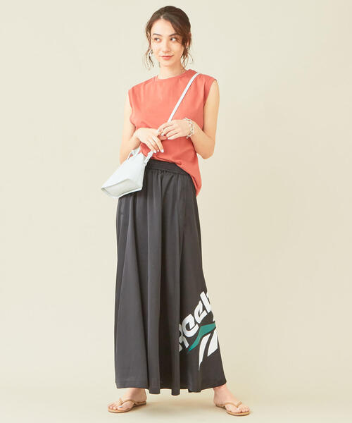 BEAUTY&YOUTH UNITED ARROWS（ビューティーアンドユースユナイテッドアローズ）の「BY∴ クリアコットンノースリーブカットソーо（Tシャツ/カットソー・レディース・オレンジ/モカ/ブラック/ホワイト/ベージュ/ライム・FREE）」の12枚目の写真