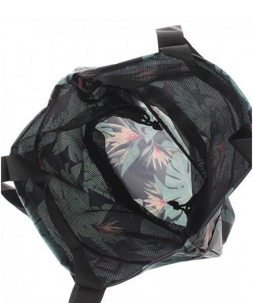 ROXY(ロキシー)の「AFTER ALL/ロキシー 撥水 トートバッグ プール ビーチ ジム ヨガ フィットネス(トートバッグ・レディース・ホワイト/ブラック・FREE)」の5枚目の写真