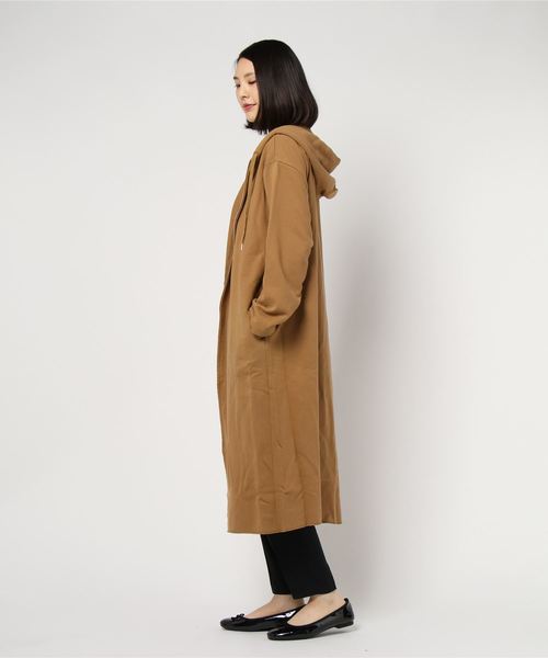 Munich（ミューニック）の「スウェットロングジップパーカー（パーカー・レディース・ブラック/グレー/アイボリー/キャメル・FREE）」の5枚目の写真