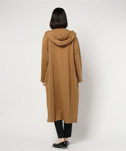 Munich（ミューニック）の「スウェットロングジップパーカー（パーカー・レディース・ブラック/グレー/アイボリー/キャメル・FREE）」の6枚目の写真