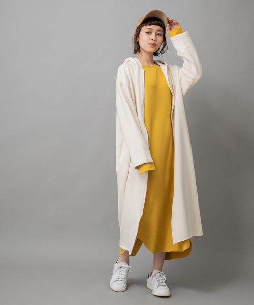 Munich（ミューニック）の「スウェットロングジップパーカー（パーカー・レディース・ブラック/グレー/アイボリー/キャメル・FREE）」の20枚目の写真