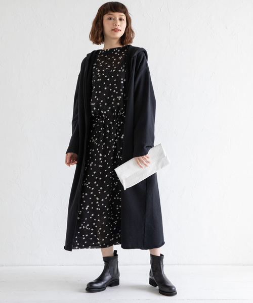 Munich（ミューニック）の「スウェットロングジップパーカー（パーカー・レディース・ブラック/グレー/アイボリー/キャメル・FREE）」の16枚目の写真