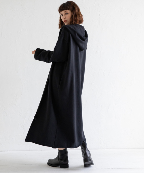 Munich（ミューニック）の「スウェットロングジップパーカー（パーカー・レディース・ブラック/グレー/アイボリー/キャメル・FREE）」の22枚目の写真