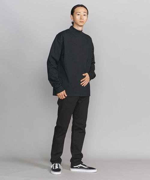 CAMBER(キャンバー)の「<CAMBER> 8OZ MOCKNECK/カットソー(Tシャツ/カットソー・メンズ・ホワイト/ブラック・LARGE/MEDIUM)」の3枚目の写真