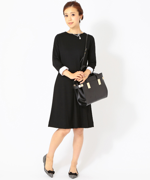 Ray BEAMS（レイビームス）の「Hashibami / 2WAY ボックス トートバッグ（トートバッグ・レディース・ブラック/ブルー・ONE SIZE）」の8枚目の写真