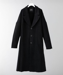 【OURET】硫化染ドビーストレッチカットオフチェスターコート / OB192-0122