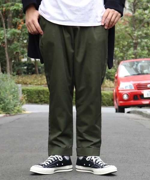 Dickies（ディッキーズ）の「Dickies/ ディッキーズ Twill Plt Chino Pants　ツイルチノパンツ（チノパンツ・メンズ・オリーブ/ダークネイビー/ブラック/ベージュ・32inch/30inch/28inch/34inch/36inch）」の18枚目の写真