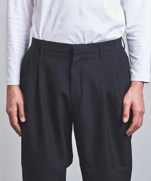 UNITED ARROWS（ユナイテッドアローズ）の「＜UNITED ARROWS＞ ヴィストウール  2プリーツ テーパード（その他パンツ・メンズ・ネイビー/ブラック・X-LARGE/MEDIUM/SMALL/LARGE）」の11枚目の写真
