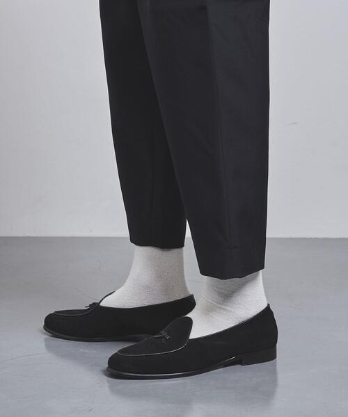 UNITED ARROWS（ユナイテッドアローズ）の「＜UNITED ARROWS＞ ヴィストウール  2プリーツ テーパード（その他パンツ・メンズ・ネイビー/ブラック・X-LARGE/MEDIUM/SMALL/LARGE）」の8枚目の写真