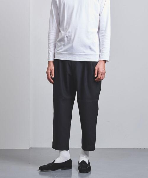 UNITED ARROWS（ユナイテッドアローズ）の「＜UNITED ARROWS＞ ヴィストウール  2プリーツ テーパード（その他パンツ・メンズ・ネイビー/ブラック・X-LARGE/MEDIUM/SMALL/LARGE）」の7枚目の写真